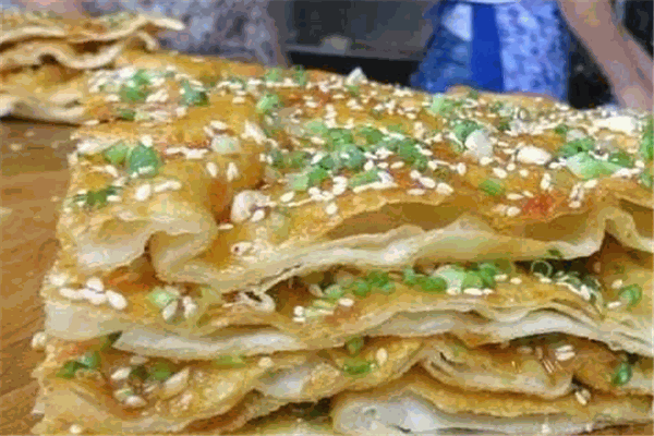 李二哥帶餡千層餅