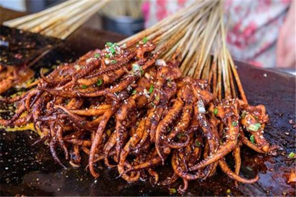 大胡子鐵板魷魚