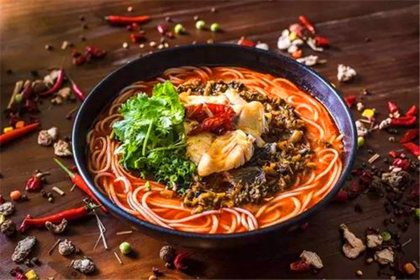 河千邊酸菜魚米線