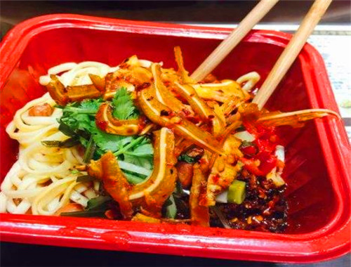 張家界豬腦殼涼面