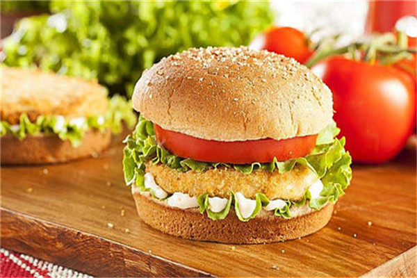 怪味薯炸雞漢堡