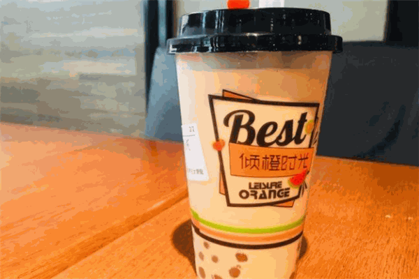 傾橙時光奶茶