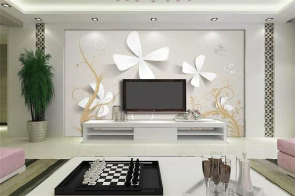 派爾彩雕背景墻