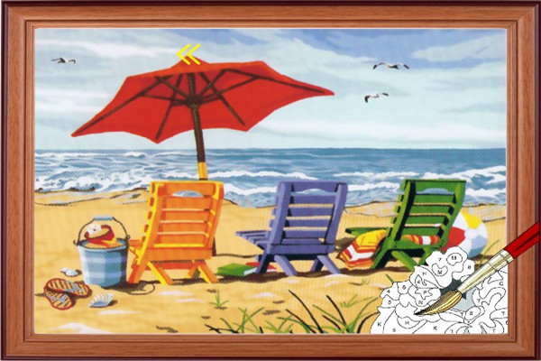 希頓數(shù)字油畫