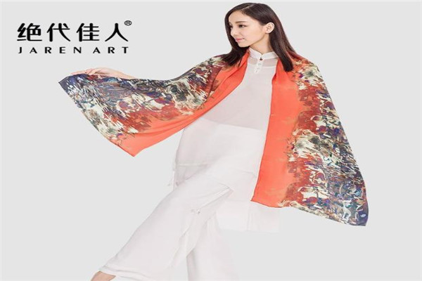 絕代佳人絲巾