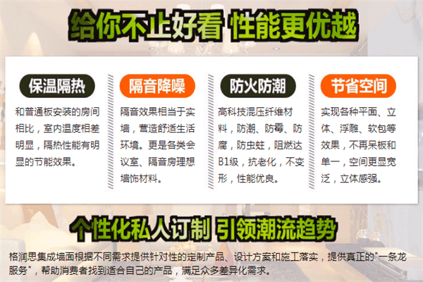 格潤思集成墻面