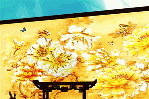 新思路5D背景墻