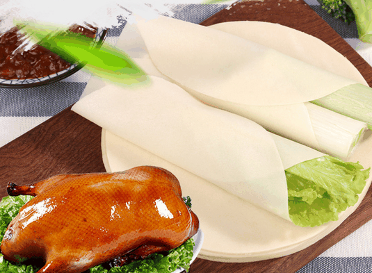 再一片皮烤鴨卷餅