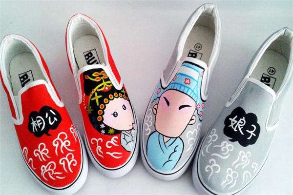 田間西米手繪鞋