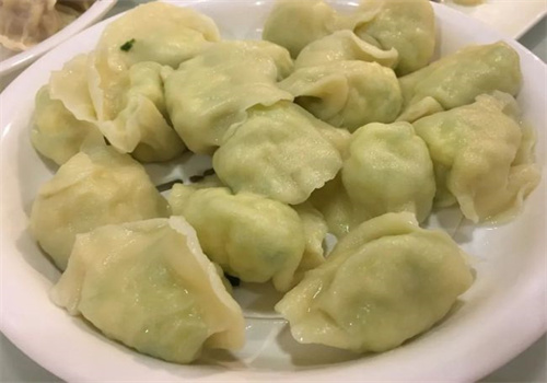 開口笑海鮮餃子