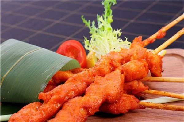 小姑娘叉燒排骨串