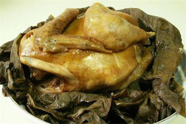 清蒸荷葉香雞