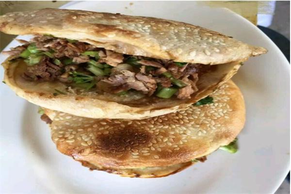 寶華齋老燒餅夾肉