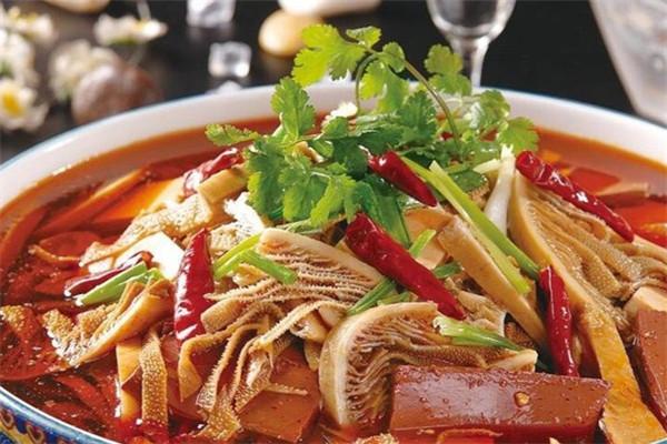 就犟撒花毛血旺