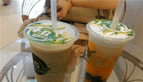 四兩綠奶茶